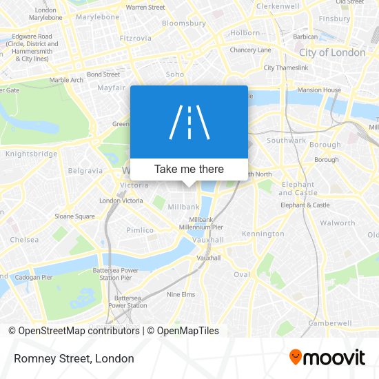 Romney Street map