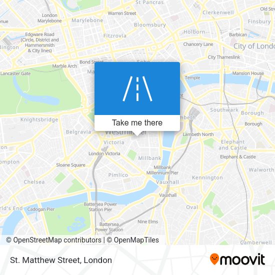 St. Matthew Street map