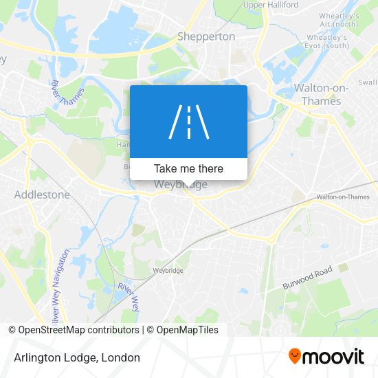 Arlington Lodge map