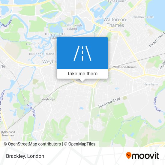 Brackley map