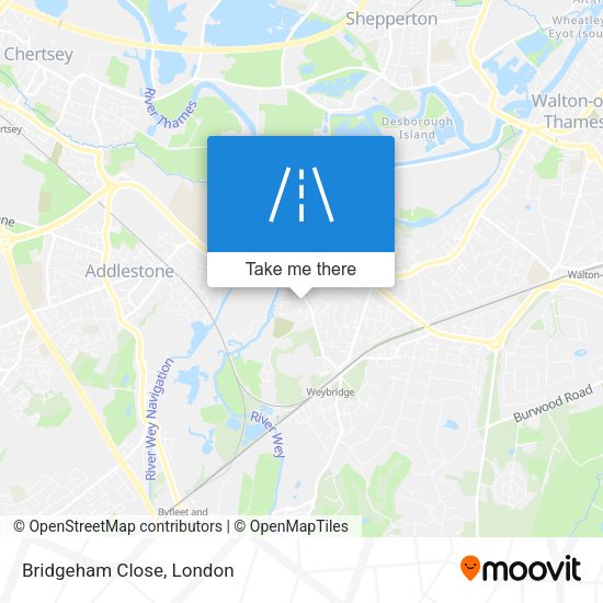 Bridgeham Close map