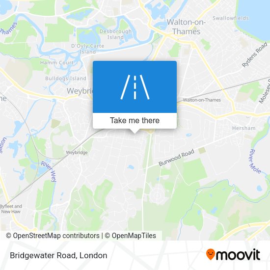 Bridgewater Road map
