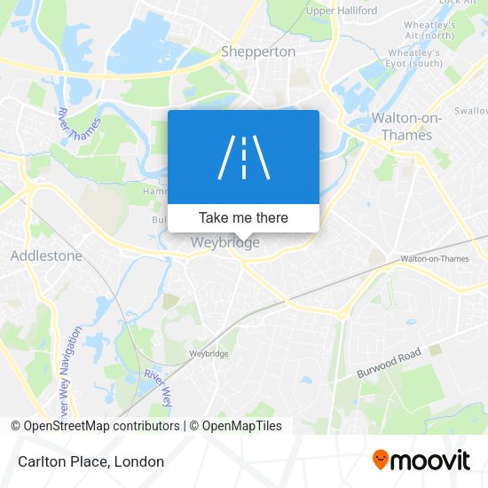 Carlton Place map