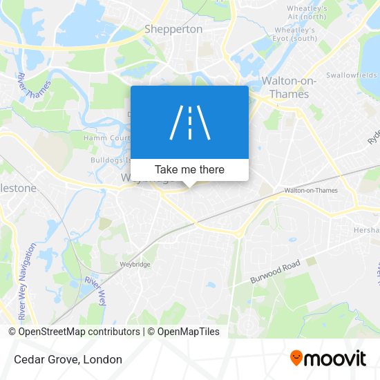 Cedar Grove map
