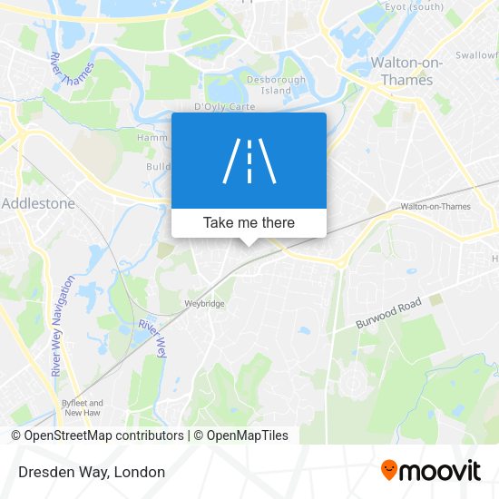 Dresden Way map