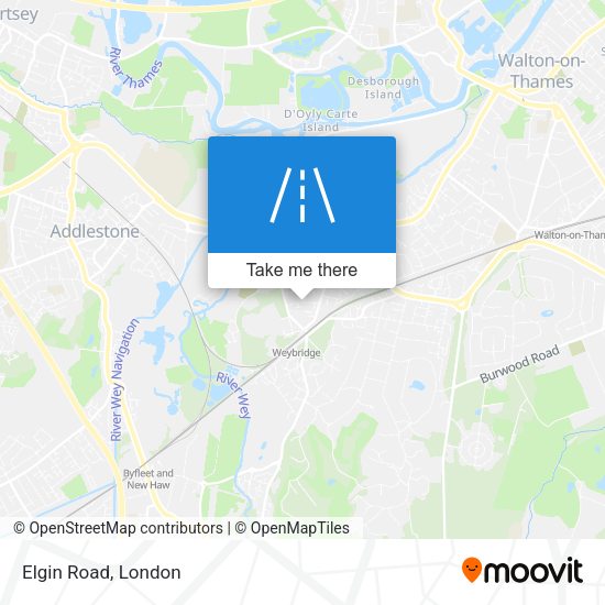 Elgin Road map