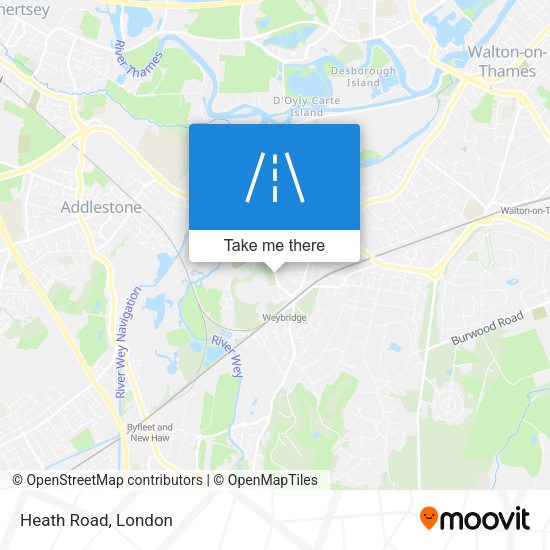 Heath Road map