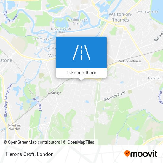 Herons Croft map