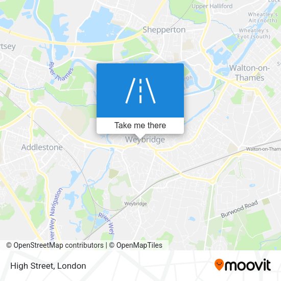 High Street map