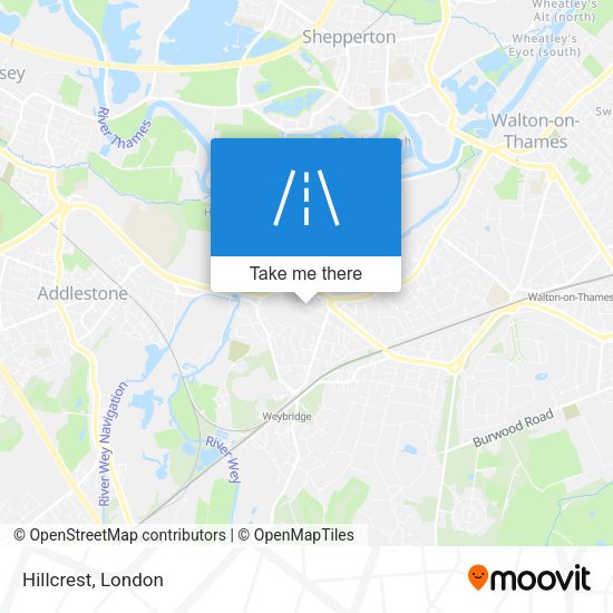 Hillcrest map