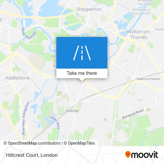 Hillcrest Court map