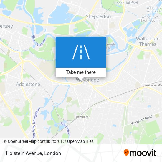 Holstein Avenue map
