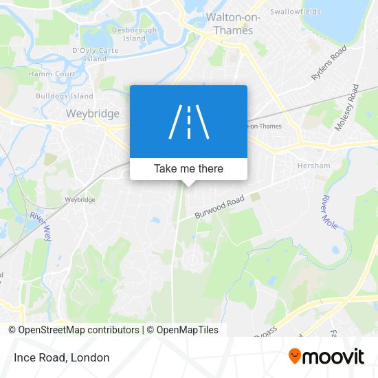 Ince Road map