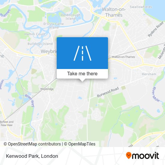 Kenwood Park map