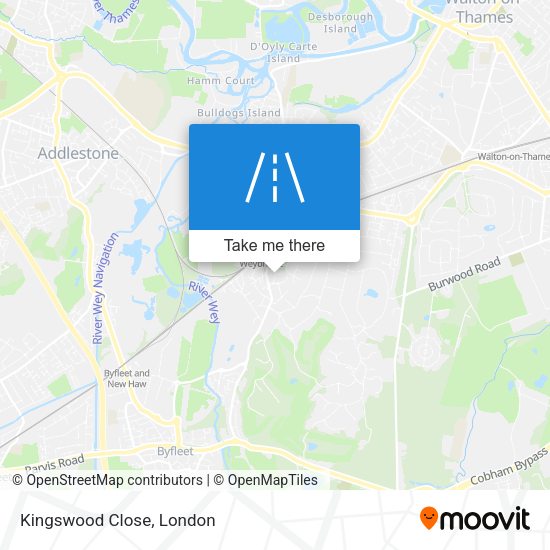 Kingswood Close map