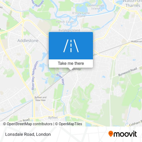 Lonsdale Road map