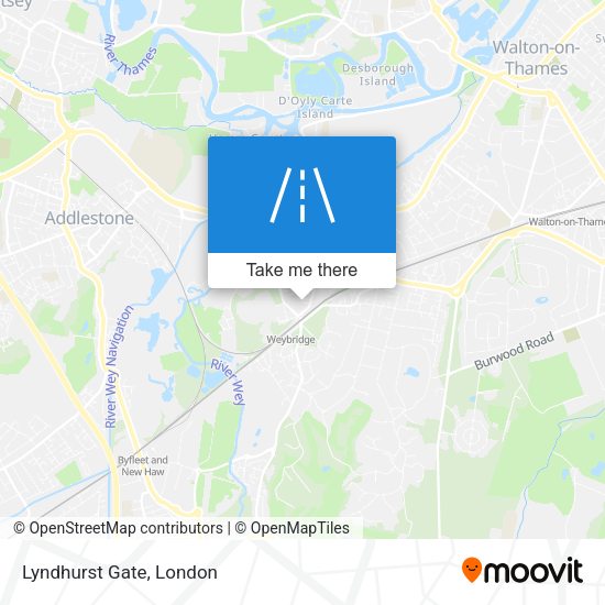 Lyndhurst Gate map
