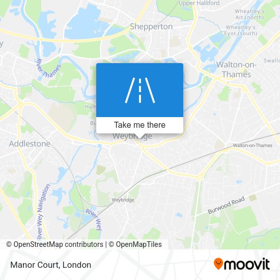 Manor Court map