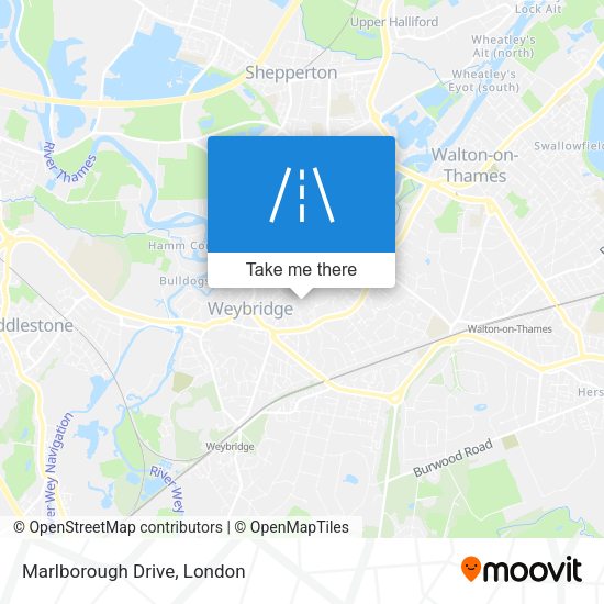 Marlborough Drive map