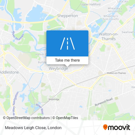 Meadows Leigh Close map