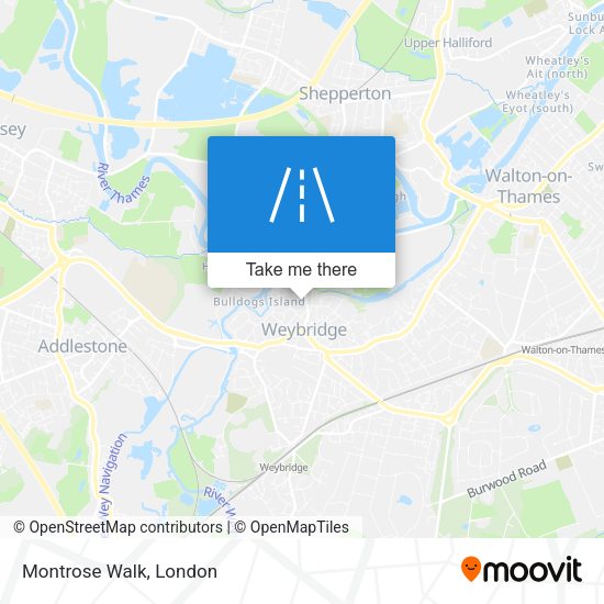 Montrose Walk map