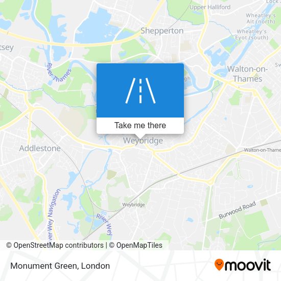 Monument Green map