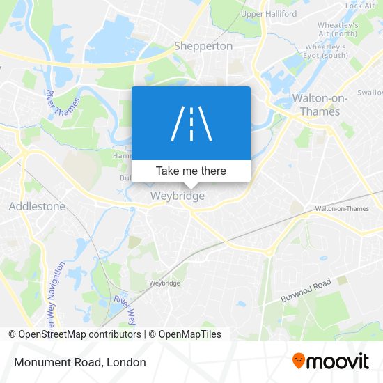 Monument Road map