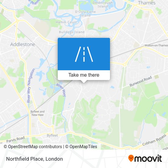 Northfield Place map