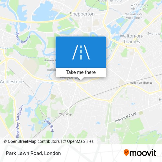 Park Lawn Road map