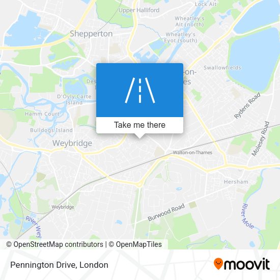 Pennington Drive map