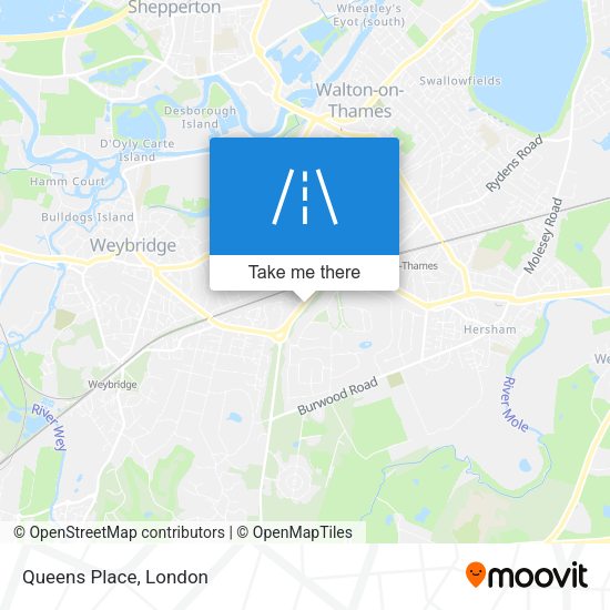 Queens Place map