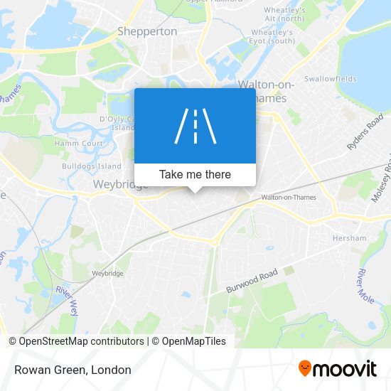 Rowan Green map