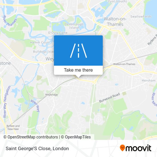 Saint George’S Close map