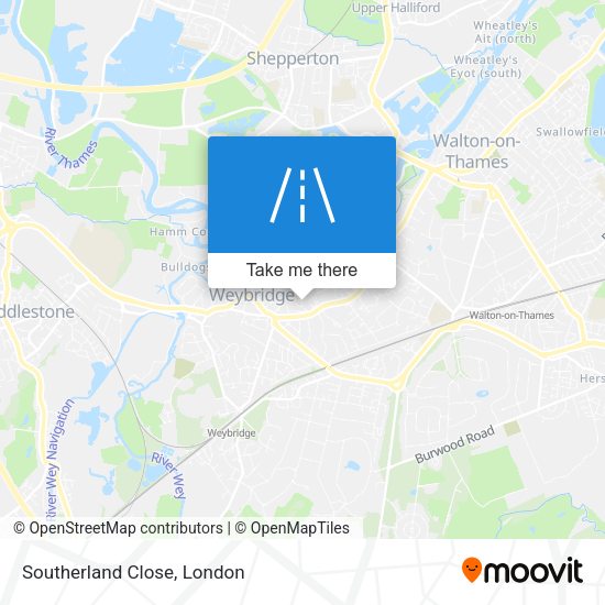 Southerland Close map