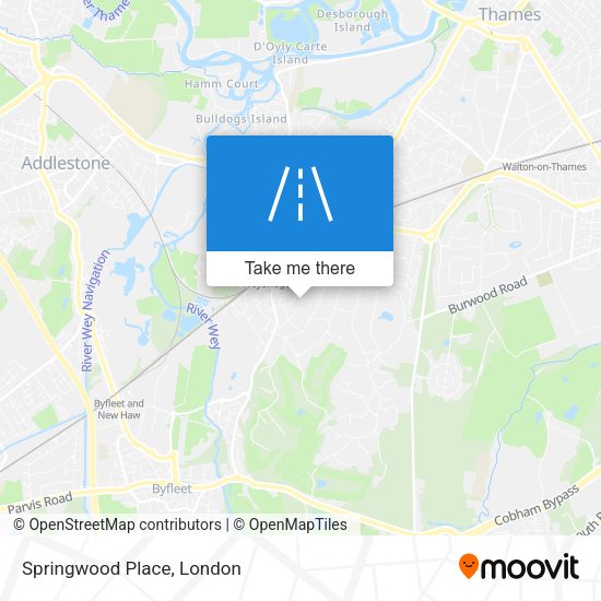 Springwood Place map