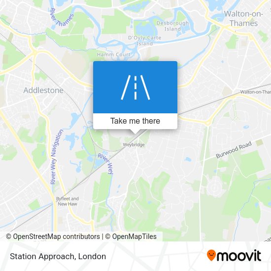 Station Approach map
