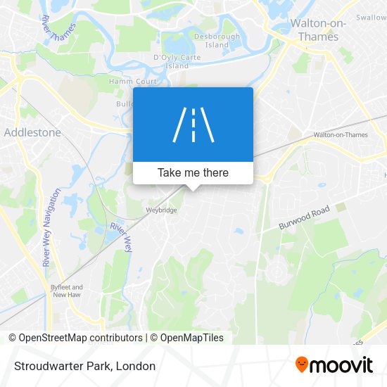 Stroudwarter Park map