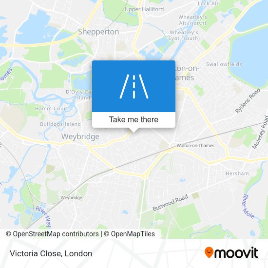 Victoria Close map
