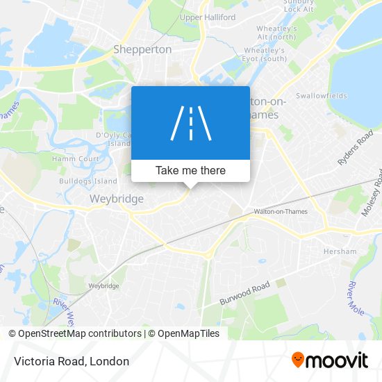 Victoria Road map