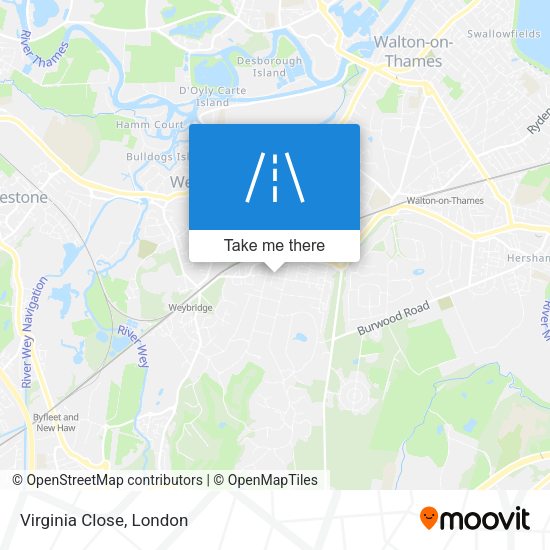 Virginia Close map