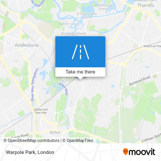 Warpole Park map