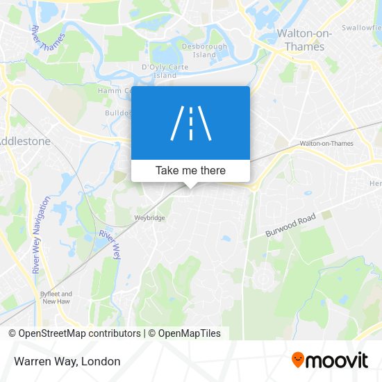 Warren Way map