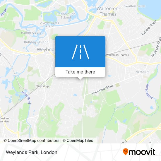 Weylands Park map