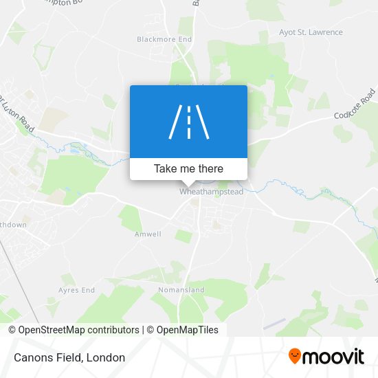Canons Field map
