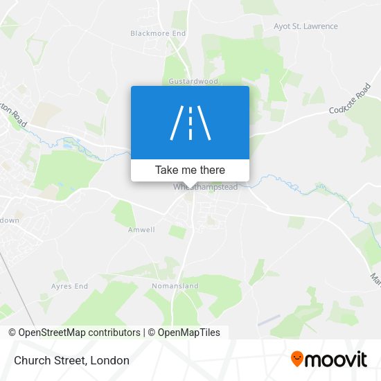 Church Street map
