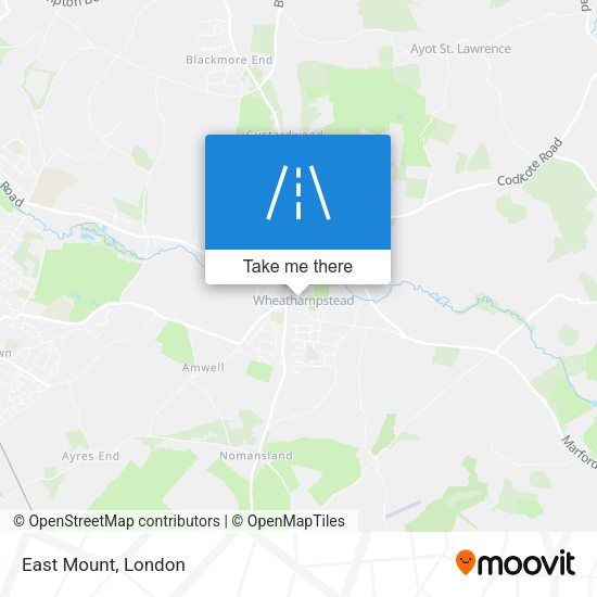 East Mount map