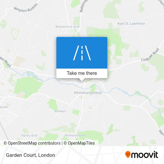 Garden Court map