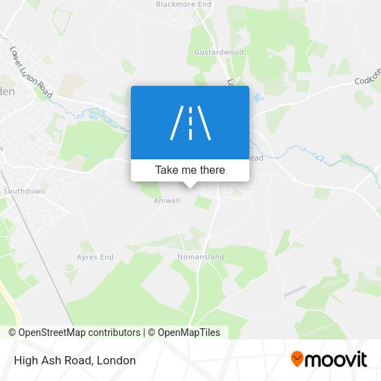 High Ash Road map