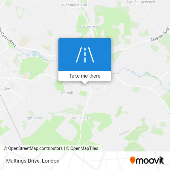 Maltings Drive map