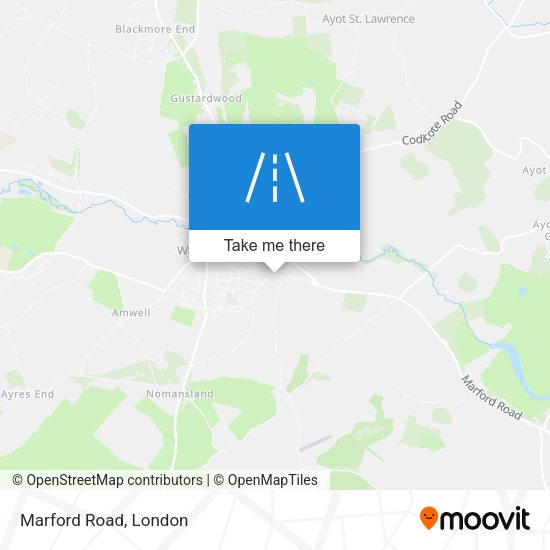 Marford Road map